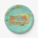 Recherche de mint green paper assiettes Menthe