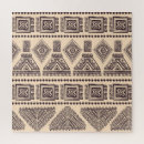 Recherche de tribal motif puzzles Vintage