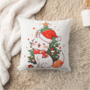 Recherche de chat père noël coussins Neige