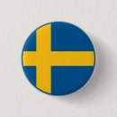 Recherche de suédois badges Drapeau