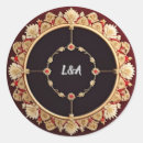 Recherche de cadre rond autocollants Couronne