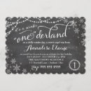 Recherche de winter one derland invitations Flocons de neige