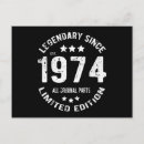 Recherche de 1974 anniversaire cartes Vintage