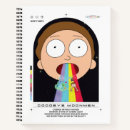 Zoek naar afscheid notitieboeken Rick en morty