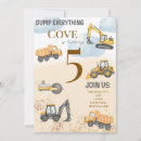 Recherche de saleté invitations Excavatrice