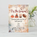 Recherche de saison invitations Feuille