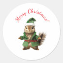 Recherche de chapeau père noël autocollants Écureuil