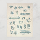 Recherche de noeud cartes postales Antique