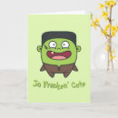Recherche de frankenstein cartes halloween Drôle