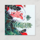 Recherche de père vintage noël cartes visite Rétro