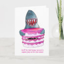 Recherche de humour requin vœux cartes Drôle