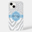 Recherche de gris bleu iphone coques Monogramme