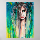 Recherche de visage femme posters Peinture