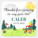 Recherche de clubs de golf autocollants Fête d'anniversaire