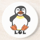 Recherche de pingouin dessous de verres Drôle