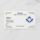 Recherche de fraternité cartes visite Maçonnique