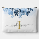 Recherche de et floral bleu accessoires Aquarelle