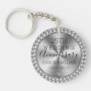 Recherche de anniversaire mariage porteclés Argent