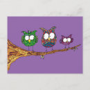 Recherche de hibou coloré cartes postales Oiseaux