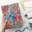 Recherche de rouge indien papier cadeau Abstrait
