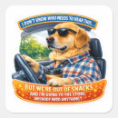 Recherche de chiens humoristiques autocollants Chien drôle
