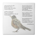 Recherche de poème carreaux Oiseaux