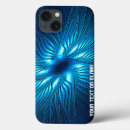 Recherche de art de fractale ipad coques Bleu