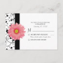 Recherche de marguerite rose gerbera invitations Élégant