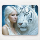 Recherche de tigre blanc tapis souris Imaginaire