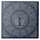 Recherche de arbres abstraits carreaux Bleu