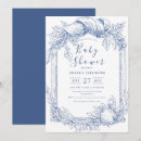 Recherche de antique baby shower invitations Bleu