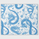Recherche de art asiatique papier cadeau Dragon chinois