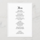 Recherche de élégant mariage menus Noir et blanc