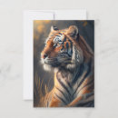 Recherche de de chasseur vœux cartes Tigre