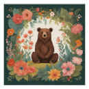 Recherche de ours brun posters Boho