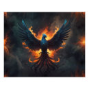 Recherche de oiseau phoenix posters Flammes
