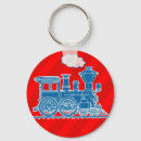 Zoek naar treinen sleutelhangers Rood