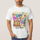 Recherche de gâteau joyeux anniversaire tshirts Drôle