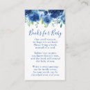 Recherche de baby shower book Bleu marine