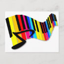 Recherche de instruments clavier cartes postales Pianiste