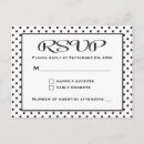 Recherche de pois noir et blanc invitations Bride
