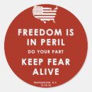 Recherche de en danger autocollants Politique