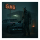 Recherche de voitures des années 50 posters Classique