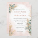 Recherche de pampas mariage invitations Verdure