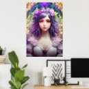 Recherche de mucha d alphonse posters Violet