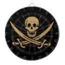 Recherche de pirates jeux de fléchettes Crâne et os