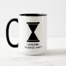 Zoek naar geduld mokken Zwart wit