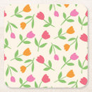 Recherche de fleur tulipe de dessous de verres Pour elle