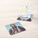 Recherche de militaire dessous de verres Noir