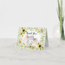 Recherche de baby girl remerciements cartes Floral